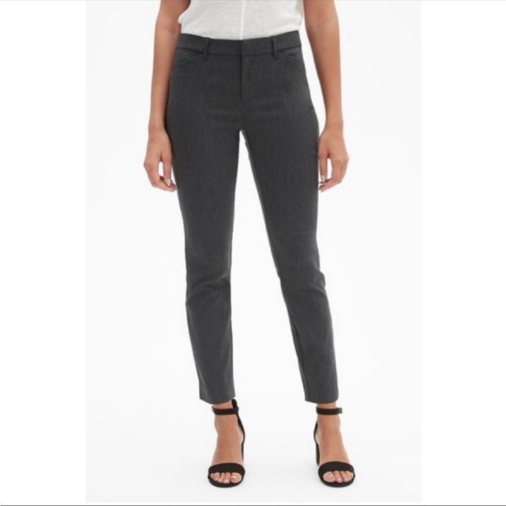 Gap Charcoal Gray Stretch Skinny Ankle Pants